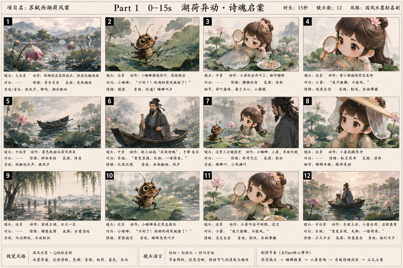 荷风案 Part 1 分镜