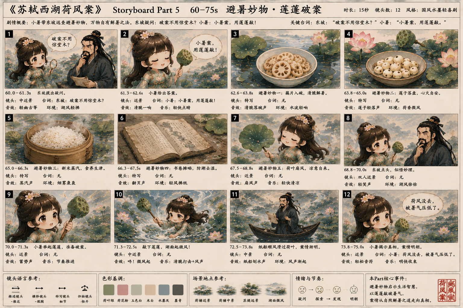 荷风案 Part 5 分镜