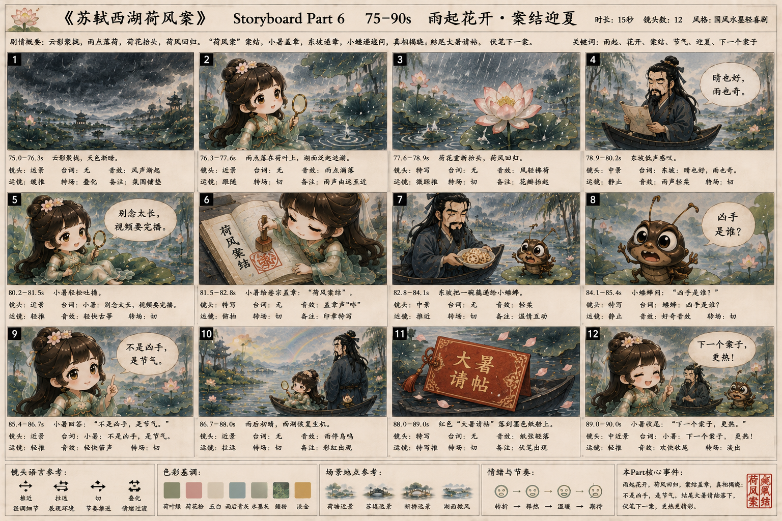 荷风案 Part 6 分镜